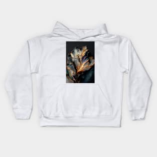 Tulip Triumph - Abstract Alcohol Ink Resin Art Kids Hoodie